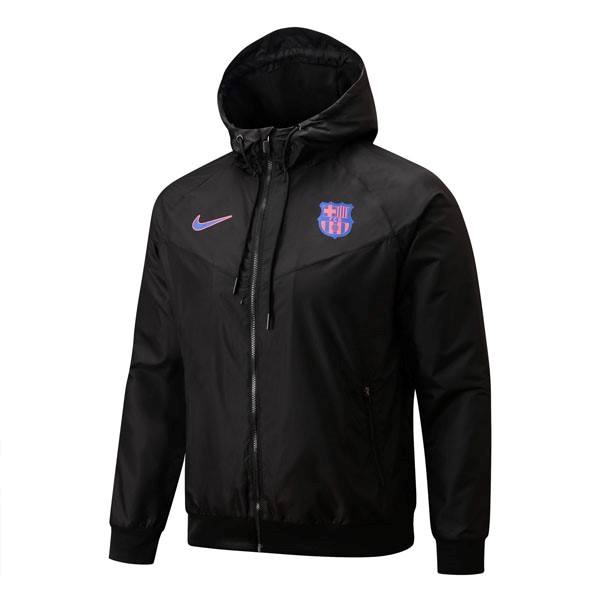 Windjacke Barcelona 2022-23 Schwarz